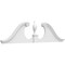 Ekena Millwork Rams Head Architectural Grade PVC Pediment (Urn Ships Unattached in Box), 74"W x 18-1/2"H x 2-3/4"P PEDPS074X185RHP00 - alternate 1